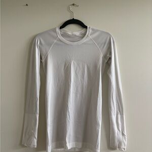 White Long Sleeve Top